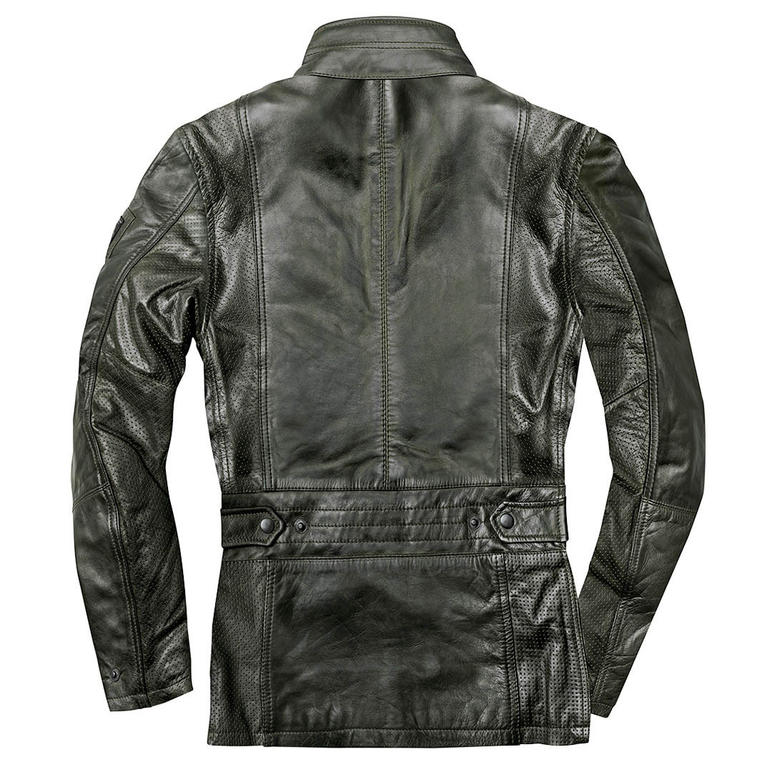 Black-Cafe London Manhattan Jachetă de piele Verde închis 60 Figura 3