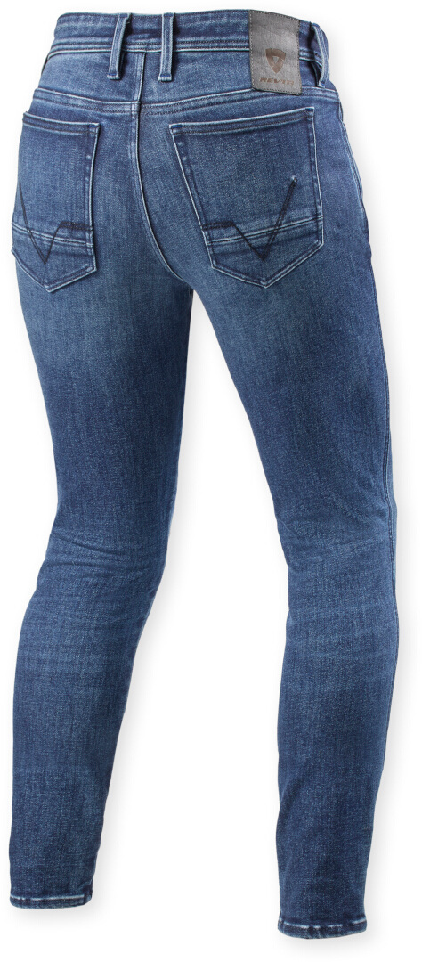 Revit Piston 3 Skinny Jeans da moto blu 32/34 Figura 2