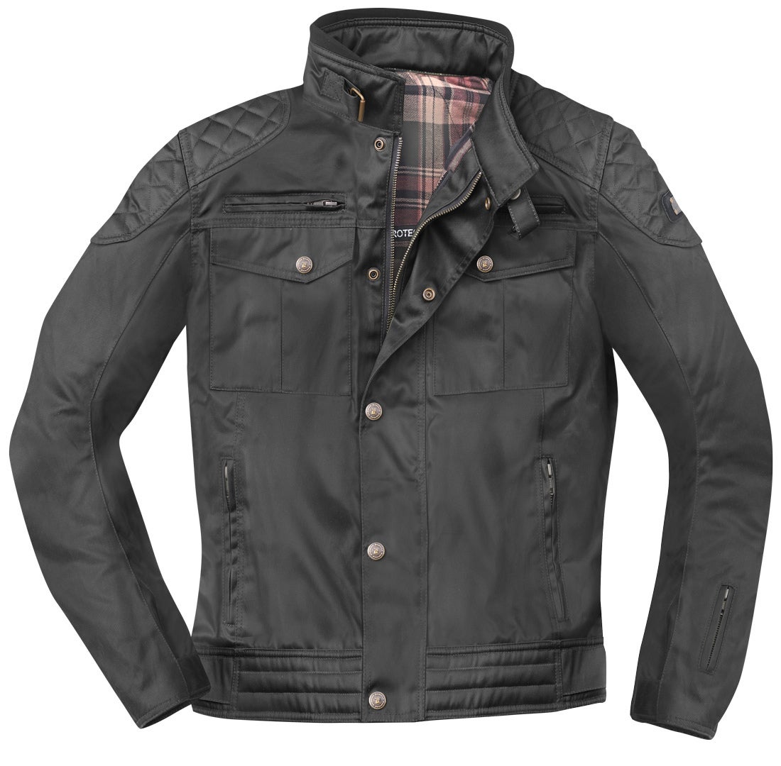 Bogotto Barton Veste cirée de moto imperméable noir XXL Figure 3