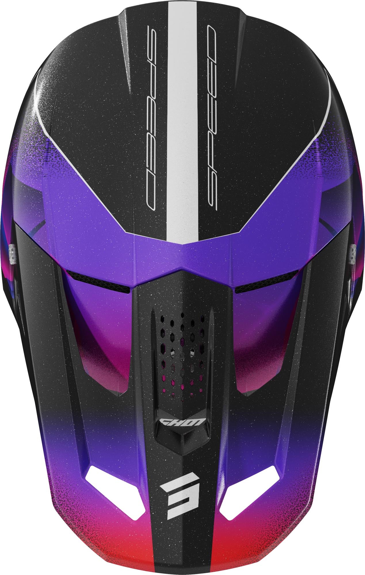Shot Speed Olymp Motorcross helm paars S (55/56) Figuur 2