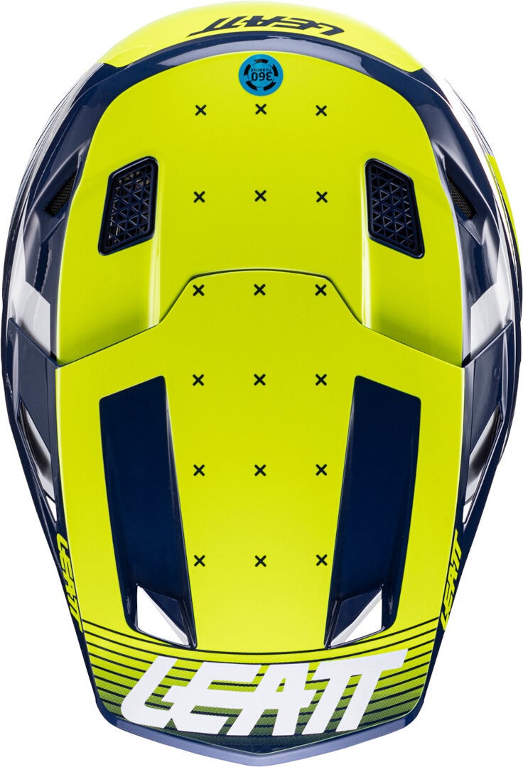 Leatt 7.5 V24 Stripes Capacete de Motocross com Óculos azul/verde M (57/58) Figura 3