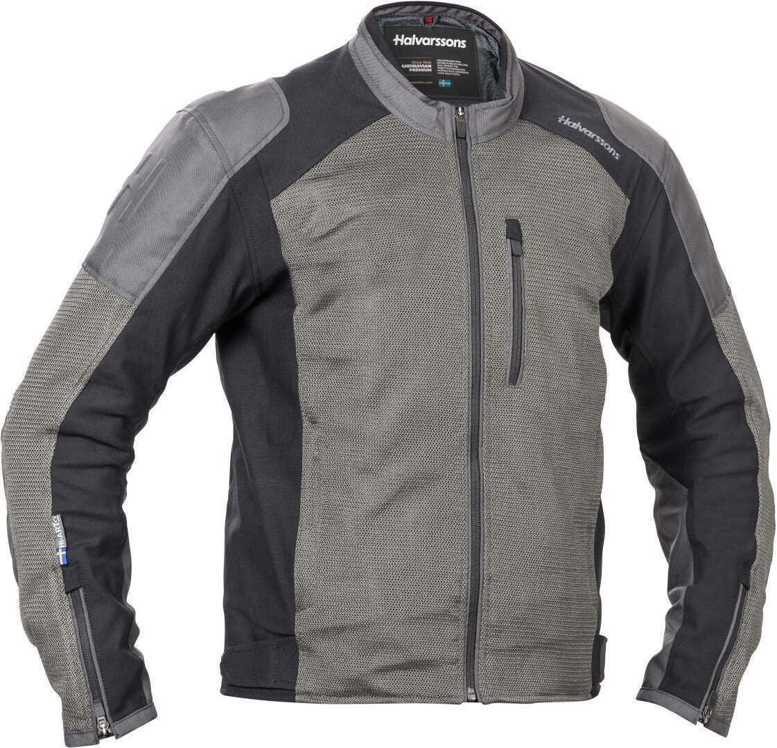 Halvarssons Arvika Motorcycle Textile Jacket grey/black 52 Figure 1