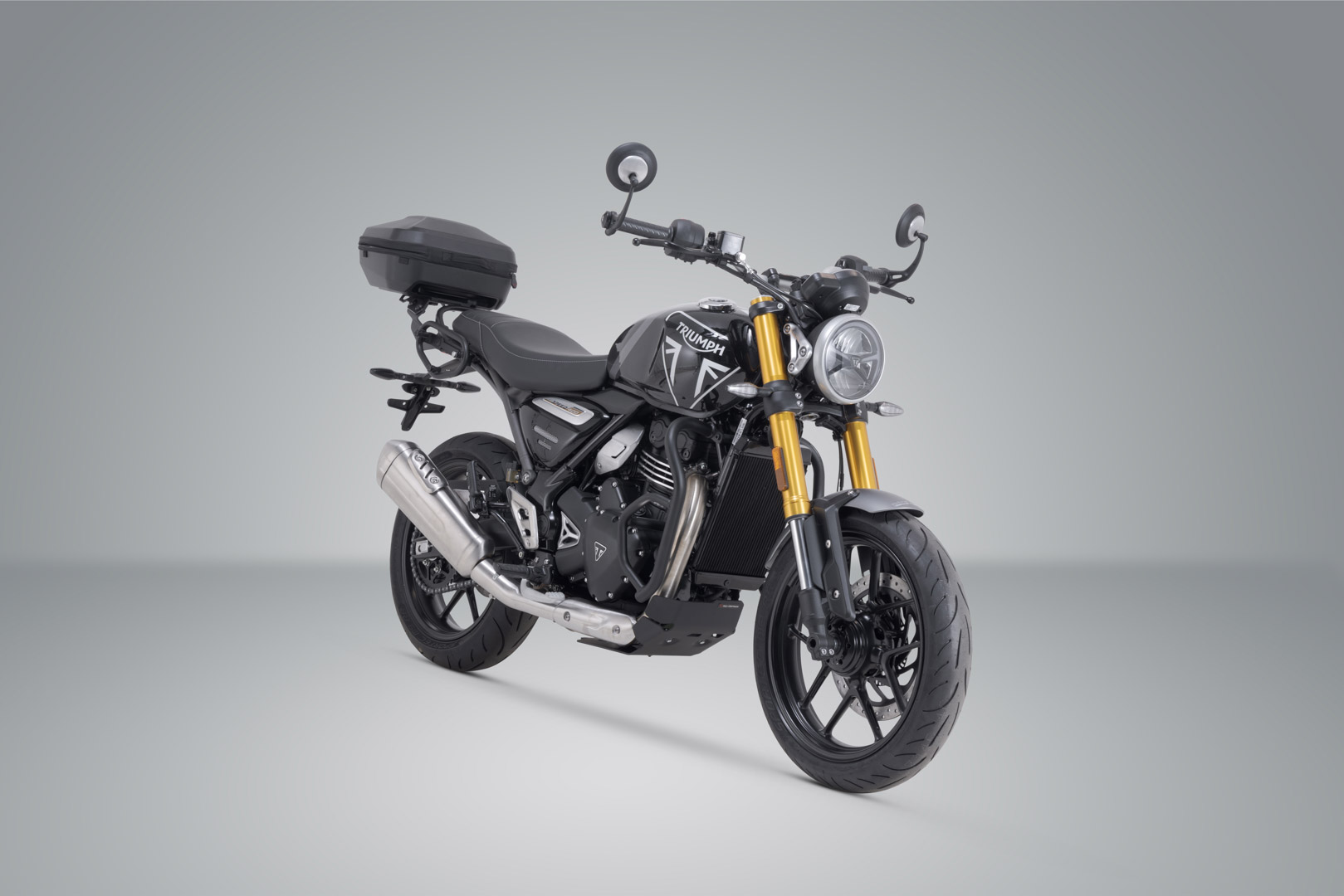Sistem de carcasă superioară SW-Motech URBAN ABS - Negru. Triumph Speed 400 / Scrambler 400 X (23-). Figura 2