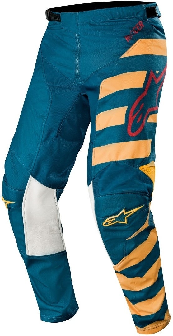 Alpinestars Racer Braap Motocross Pants blue/yellow 34 Figure 1