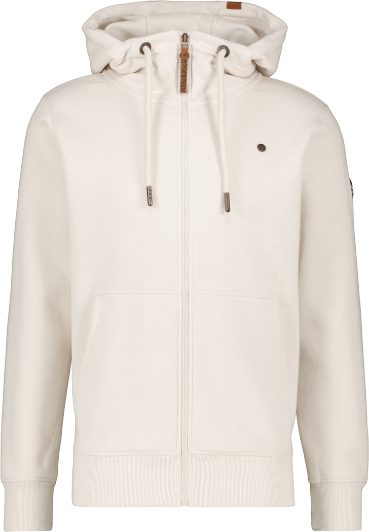 Alife And Kickin TrasherAK A Zip Hoodie Hanorac cu fermoar bej S Figura 1