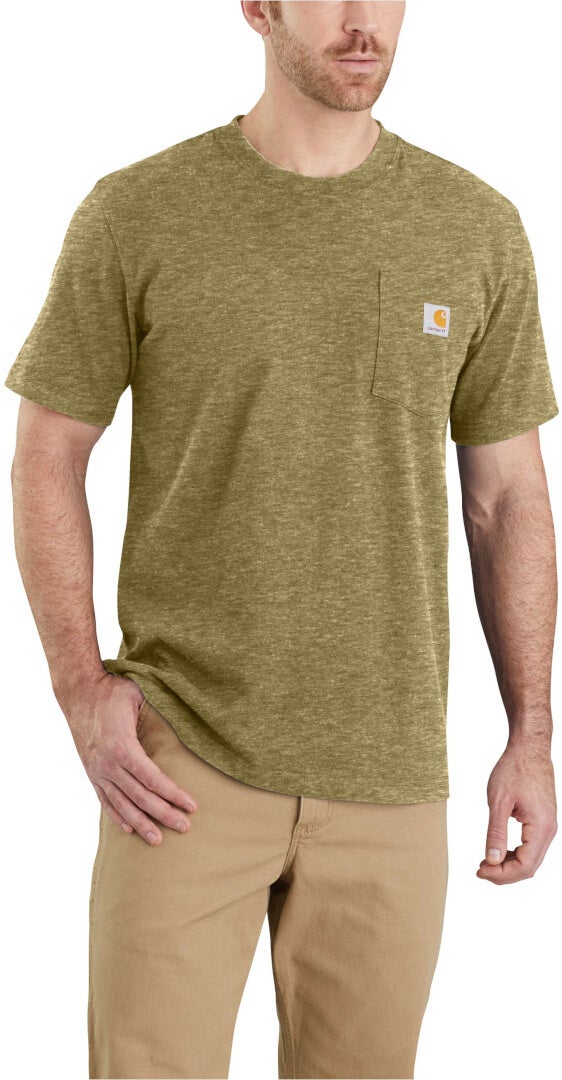 Carhartt Workwear Pocket Triko olivově zelená/černá XXL Obrázek 2