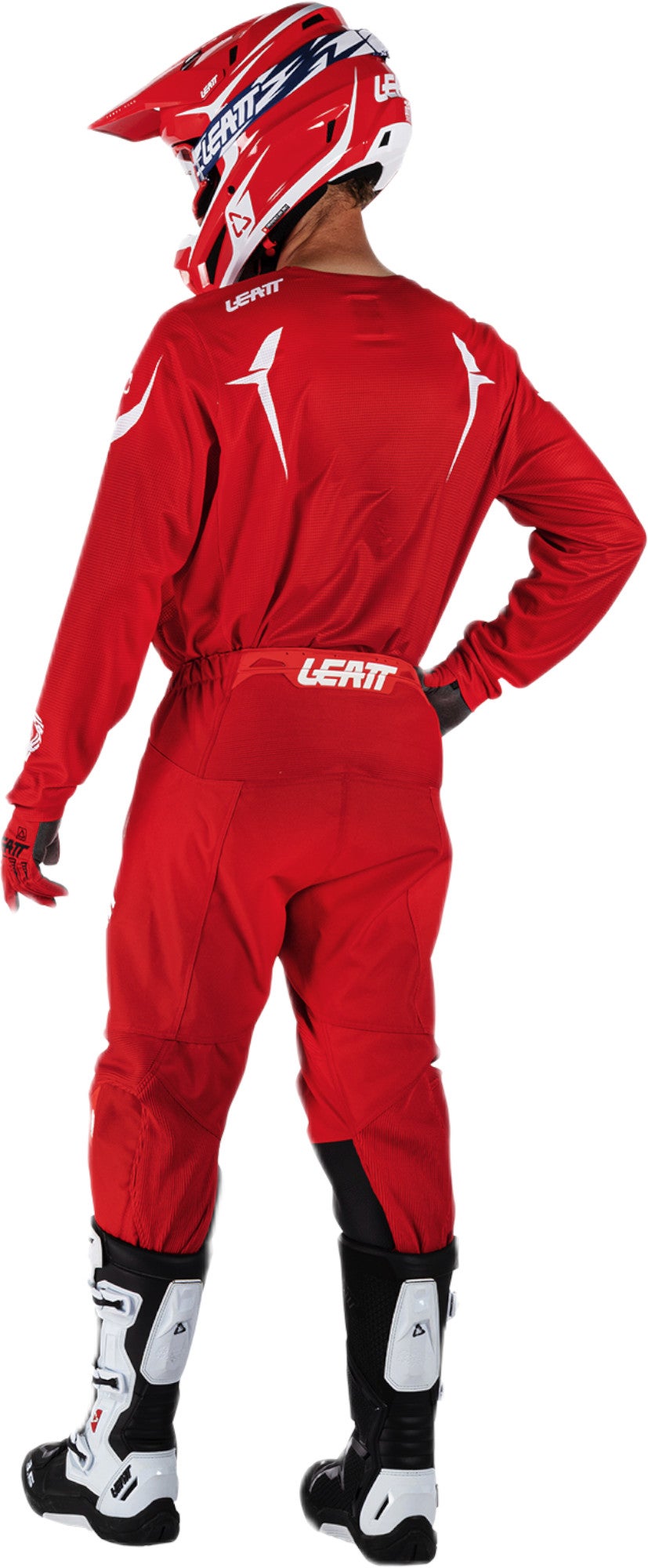 Leatt Moto Ride Kit 3.5 V26 Conjunto de camisa e calça de motocross vermelho/branco 2XL Figura 3