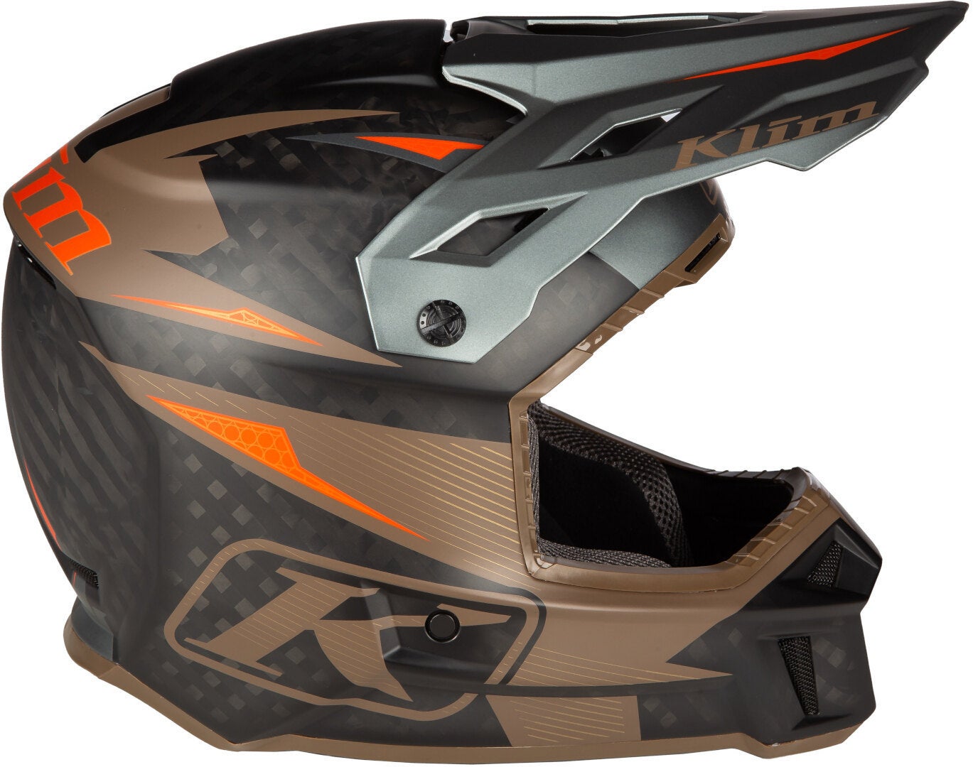 Klim F3 Carbon Pro Motocross Helmet brown/black XXL (62/63) Figure 6