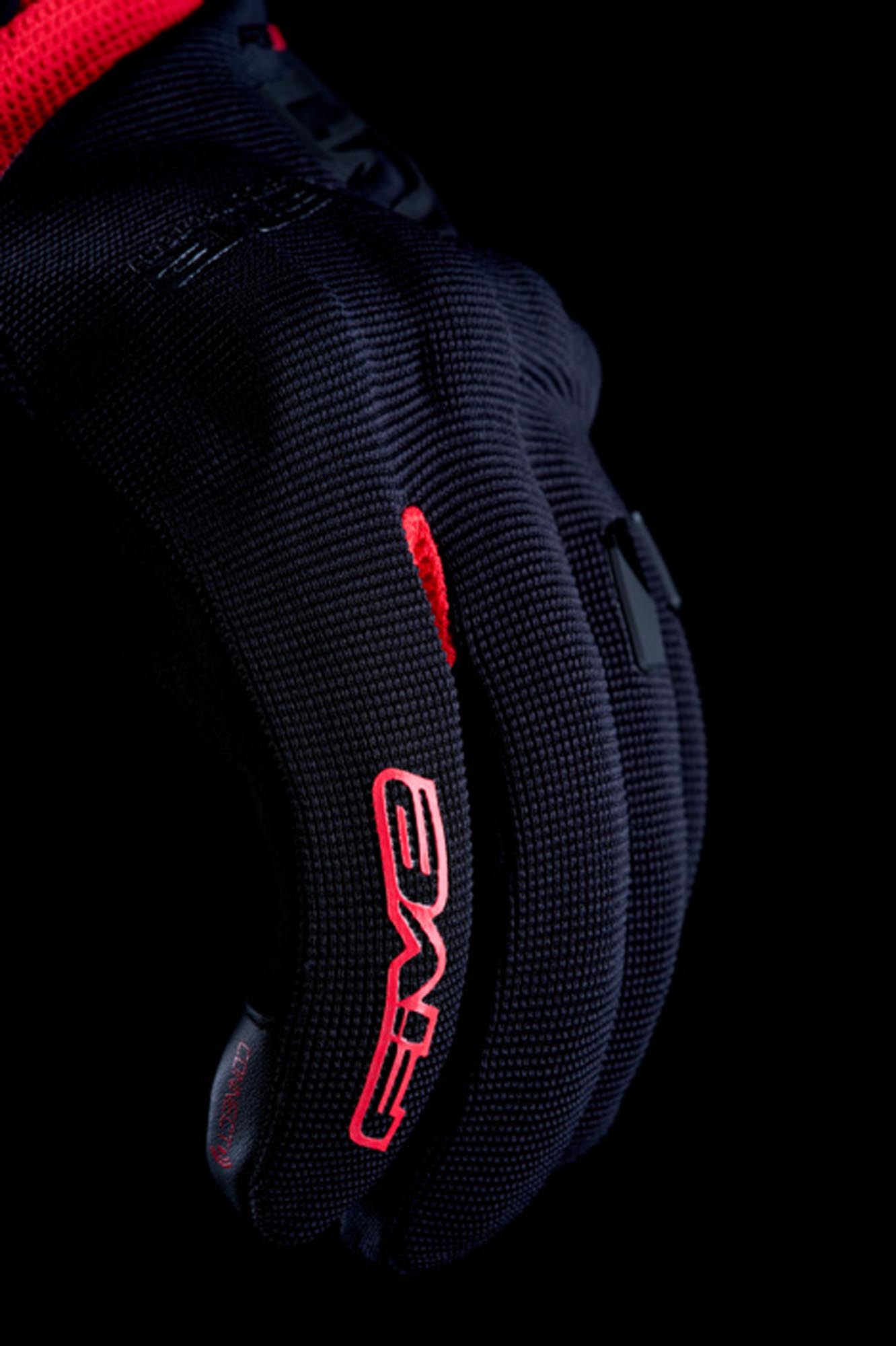 Five RS3 EVO Motorcycle Gloves black/red M Figure 4