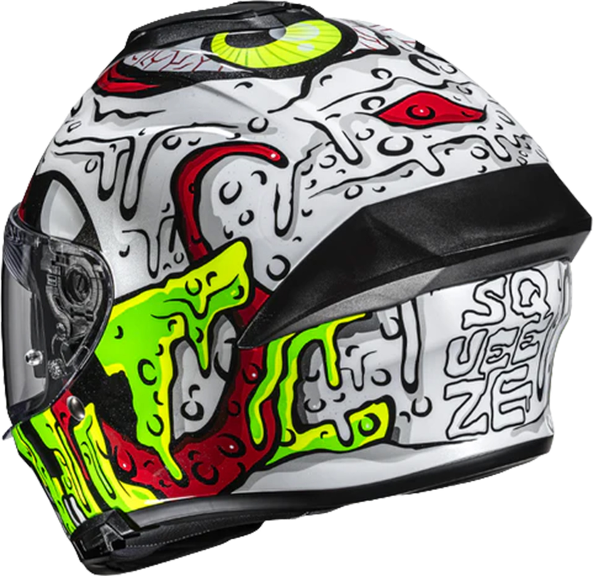 HJC C71 Squeeze Helm wit/groen/rood XXL (62/63) Figuur 3