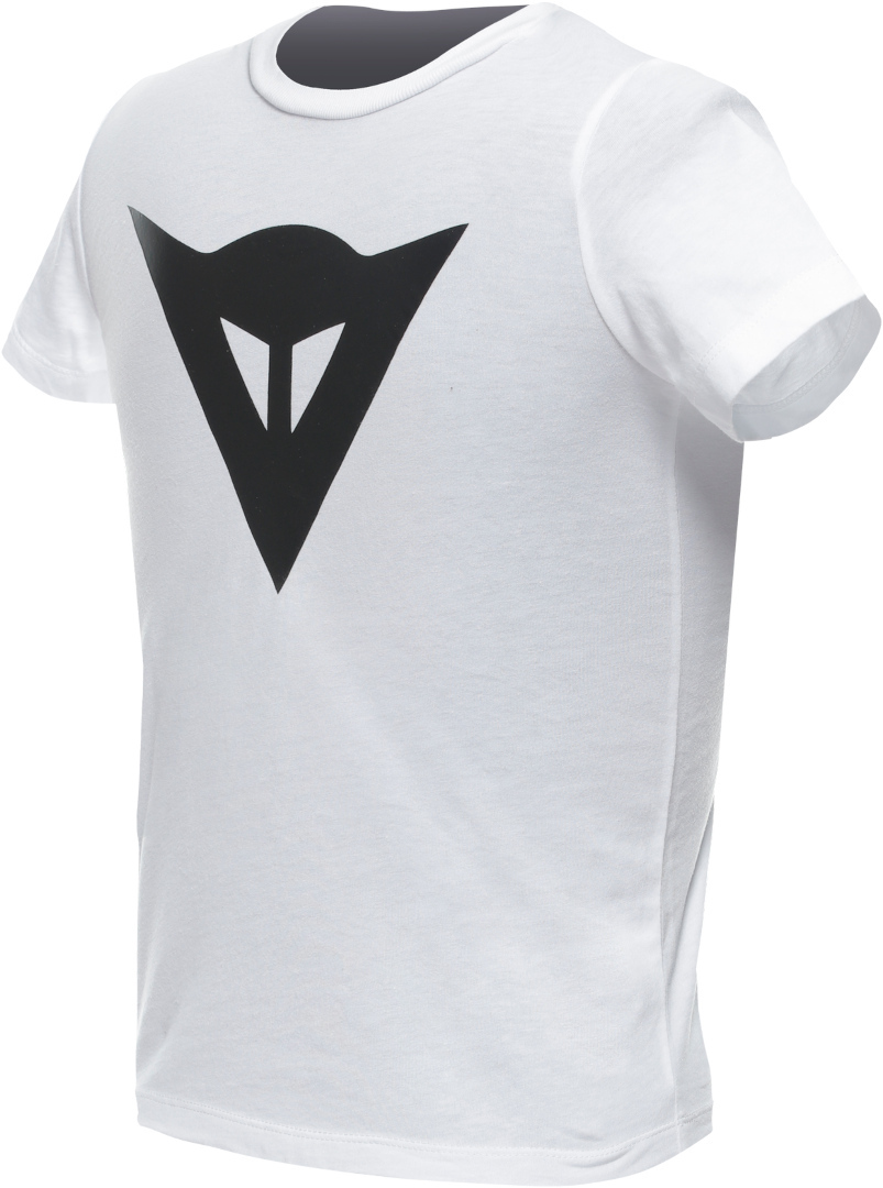 Dainese Logo Tricou pentru copii Alb/Negru YL Figura 1