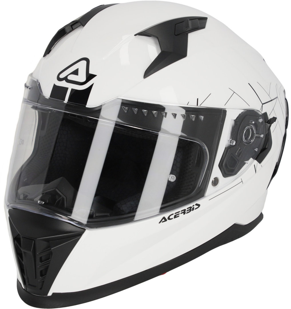 Acerbis X-Way Solid Hjelm White Matt M (57/58) Figur 7