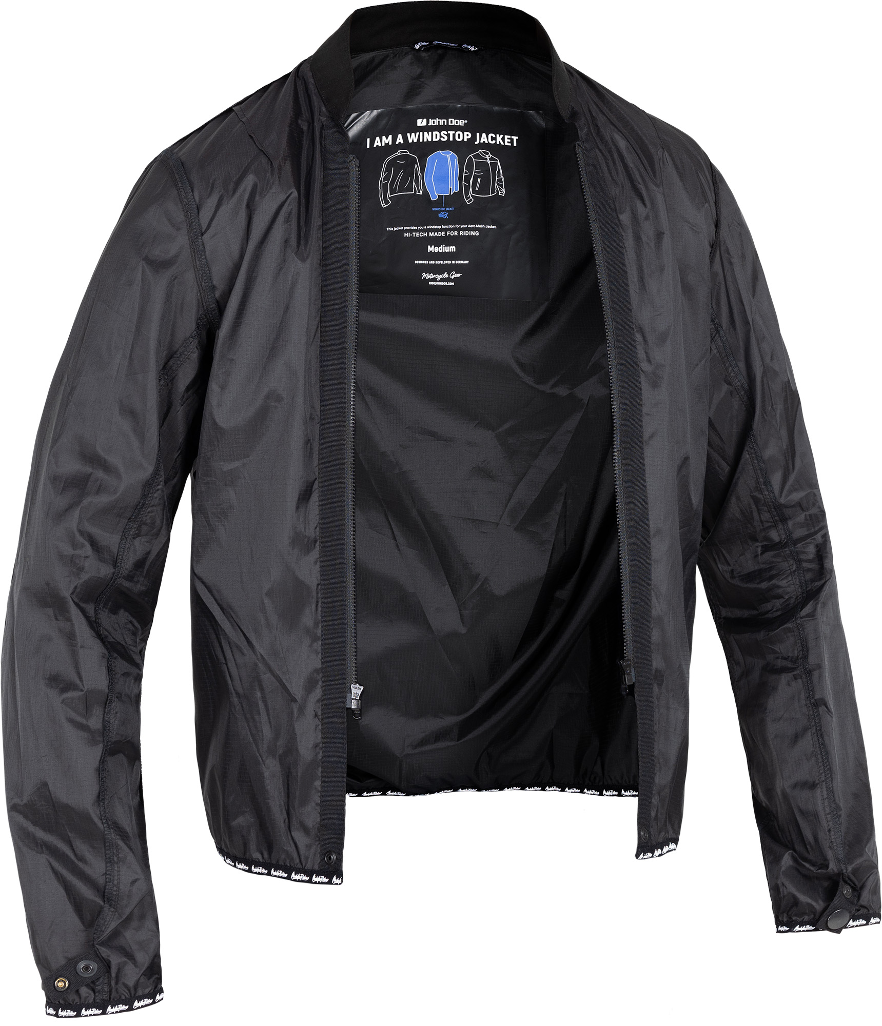 John Doe Aero Mesh Motoshirt Windblock Jacket 4XL Abbildung 2