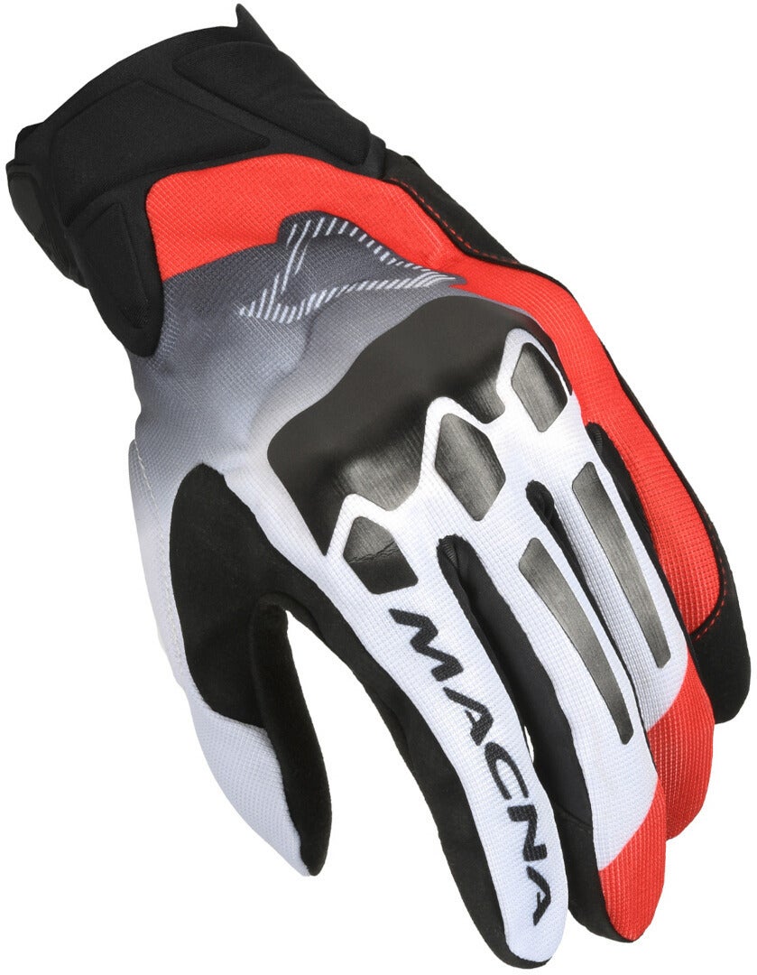 Macna Mana Motorcycle Gloves black/red/white 2XL Figure 1