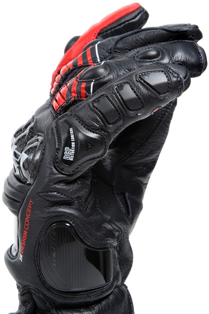 Dainese Druid 4 2.0 Motorhandschoenen zwart/rood/wit M Figuur 8