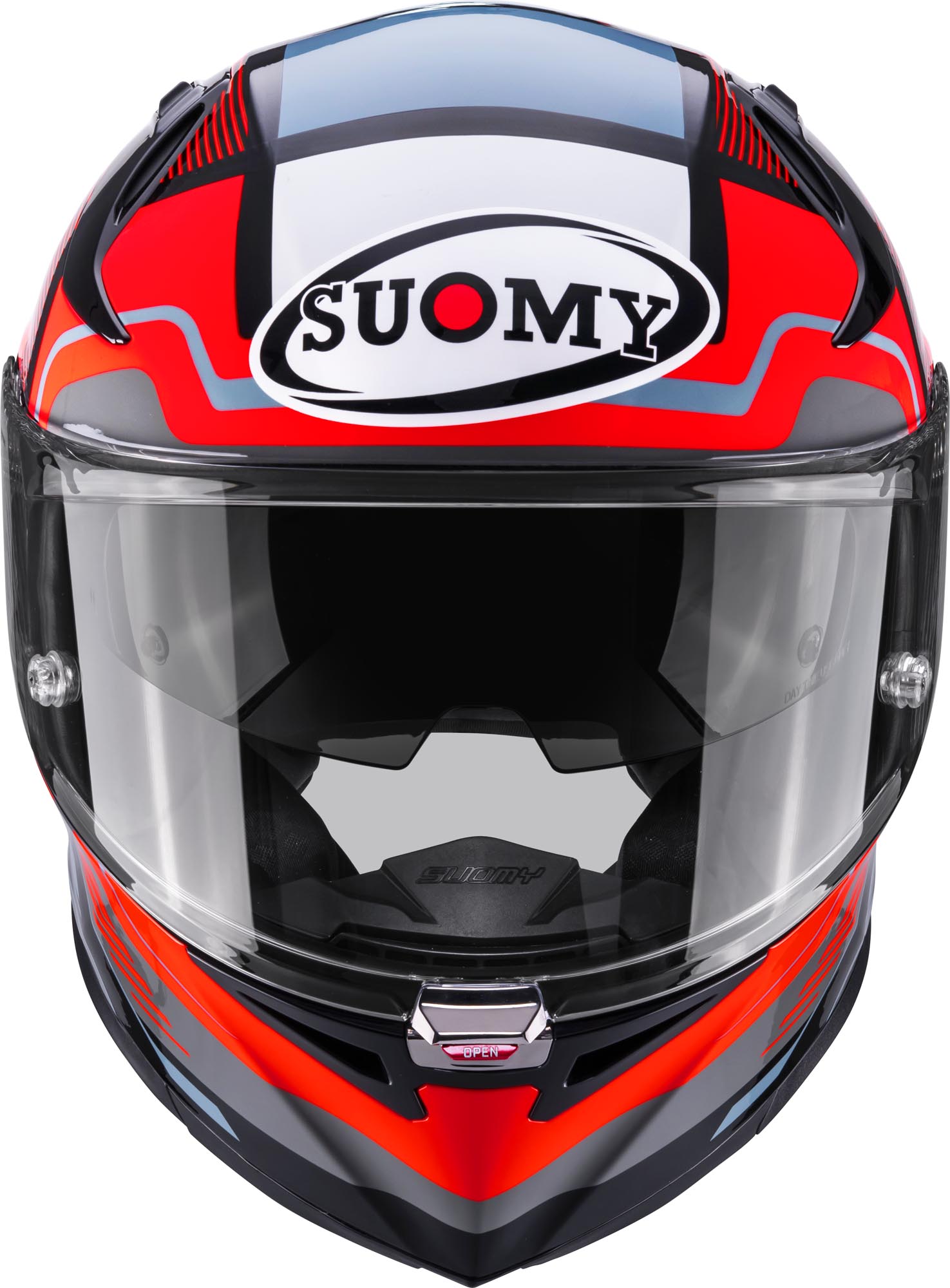 Suomy Speedstar 2 Parallax Hjelm svart/rød/hvit Tap (59/60) Figur 8