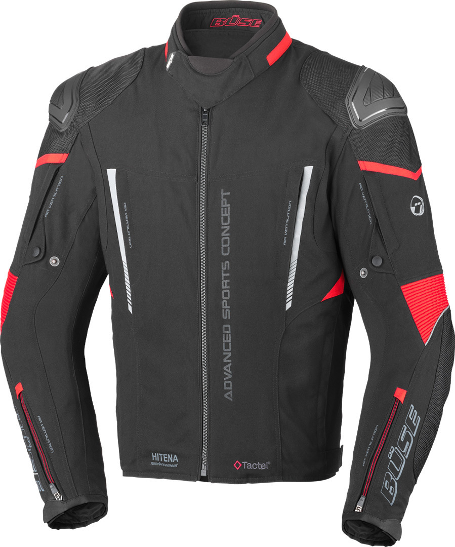 Büse Rocca Motorcycle Textile Jacket black/red 60 Figure 1