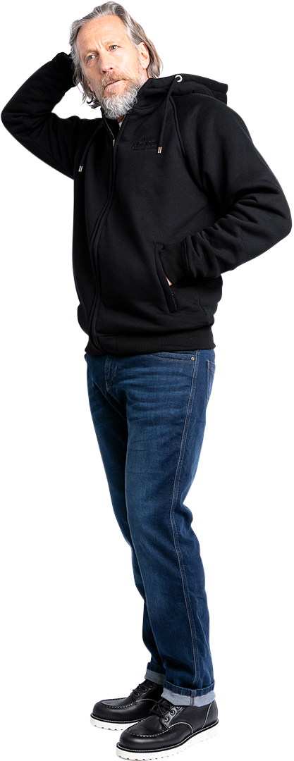 John Doe Motorsykkel XTM Zip Hettegenser L Figur 8