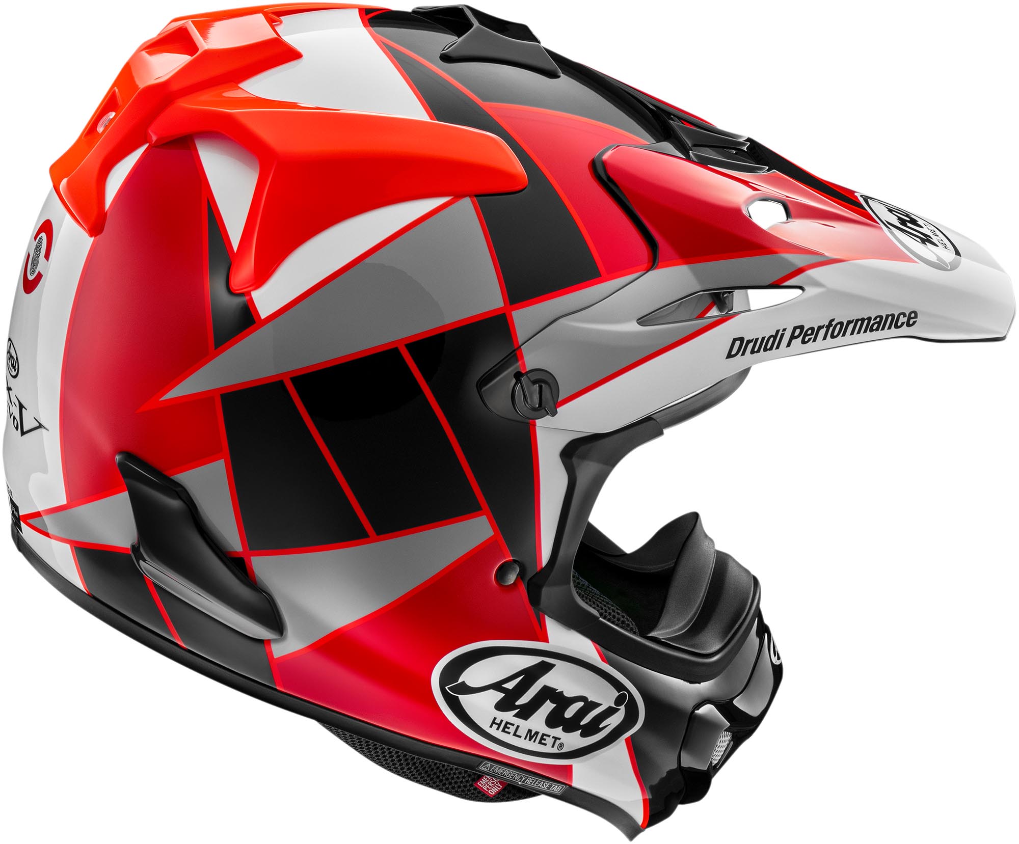 Arai MX-V Evo Peak Casco da motocross rosso S (55/56) Figura 2