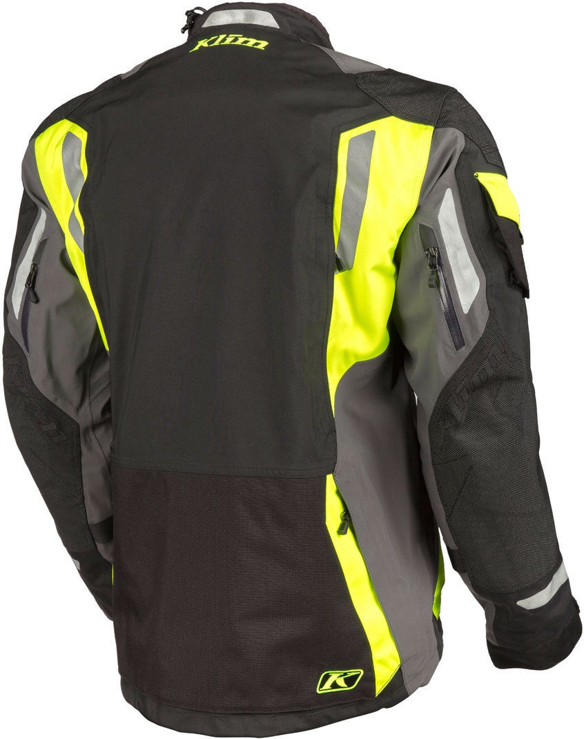 Klim Badlands Pro Motorcycle Textile Jacket neon yellow XL Figure 4