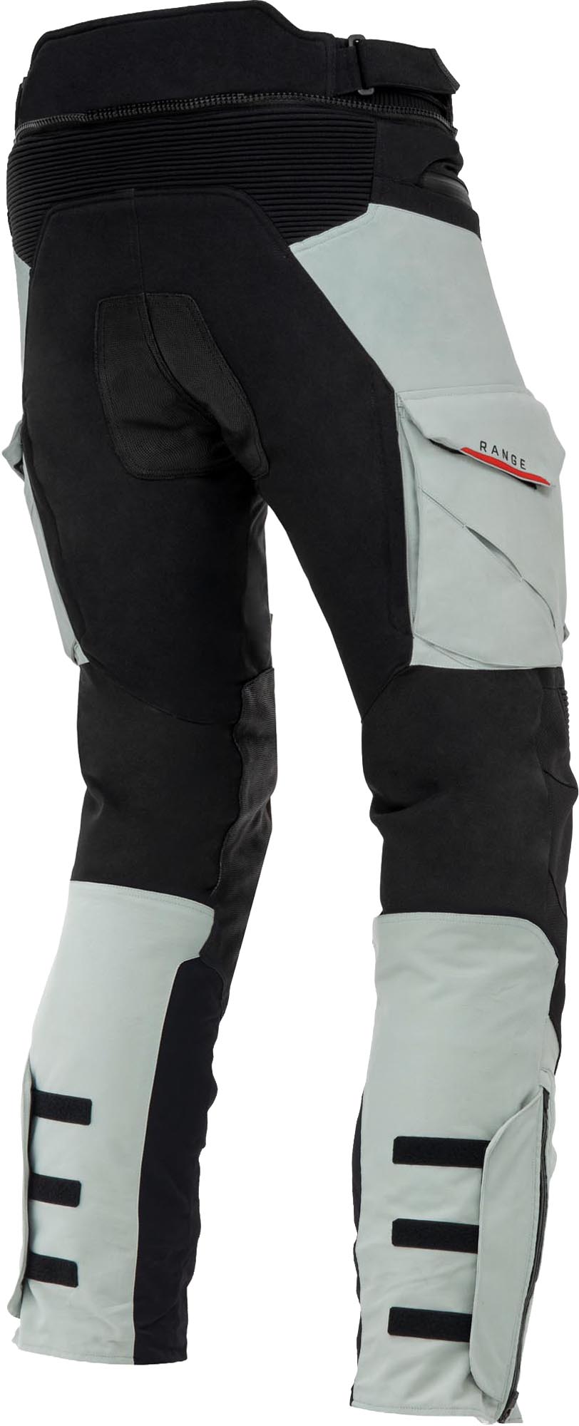 Rebelhorn Range waterproof Motorcycle Textile Pants grey/black/red S Figure 2
