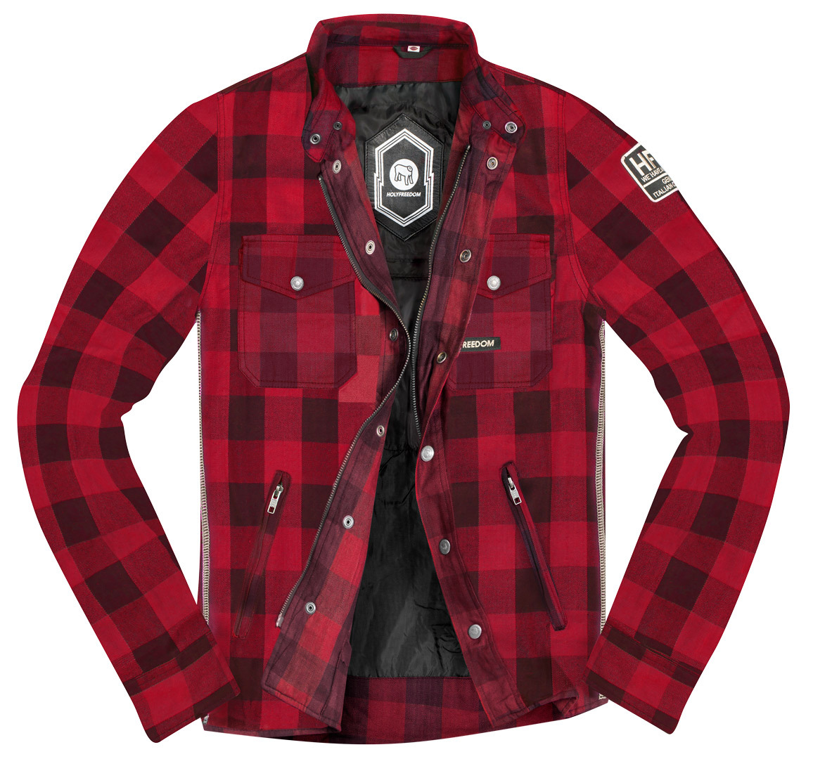 HolyFreedom Lumberjack Motorrad Textiljacke rot L Abbildung 2