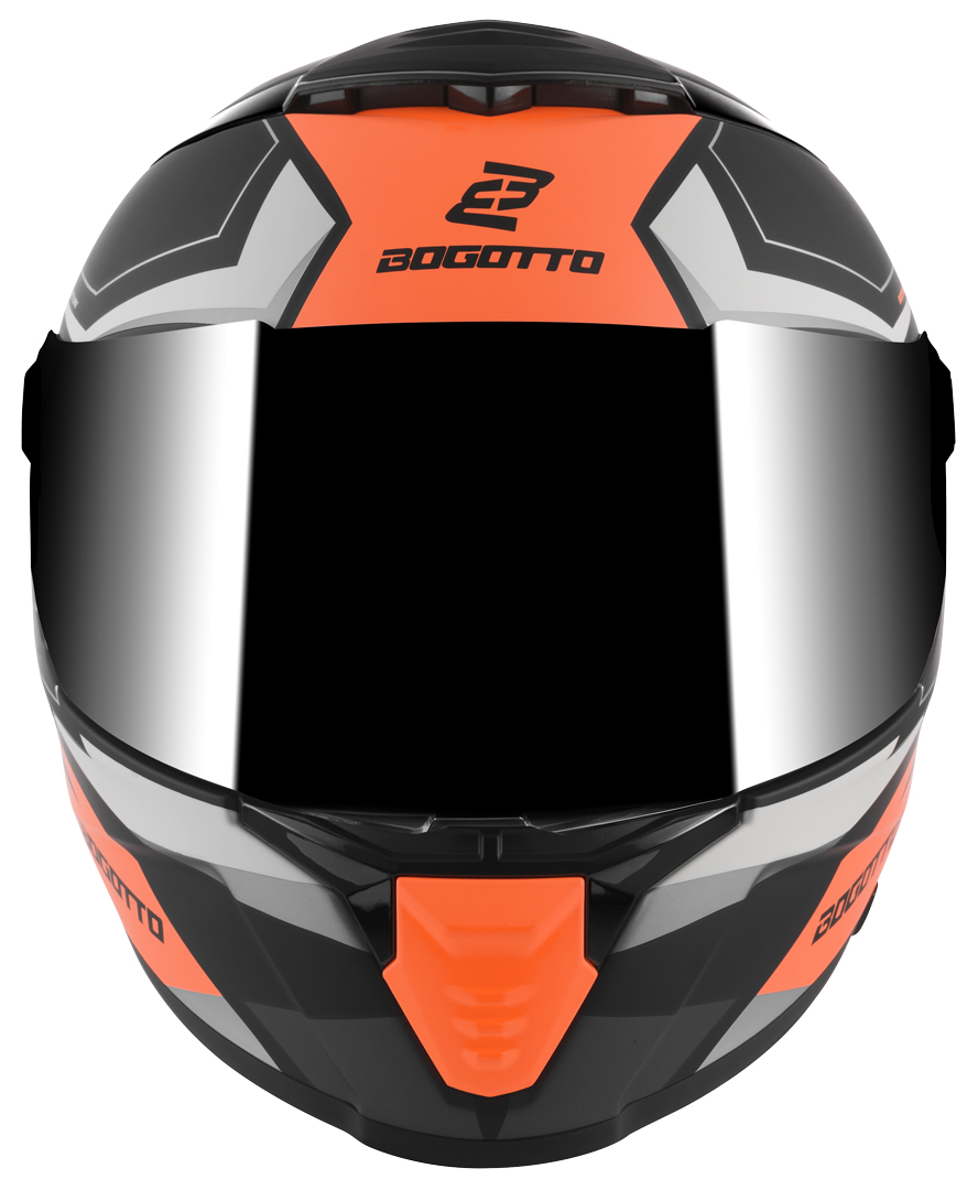 Bogotto FF118 Vilial Cască Negru mat/portocaliu M Figura 3