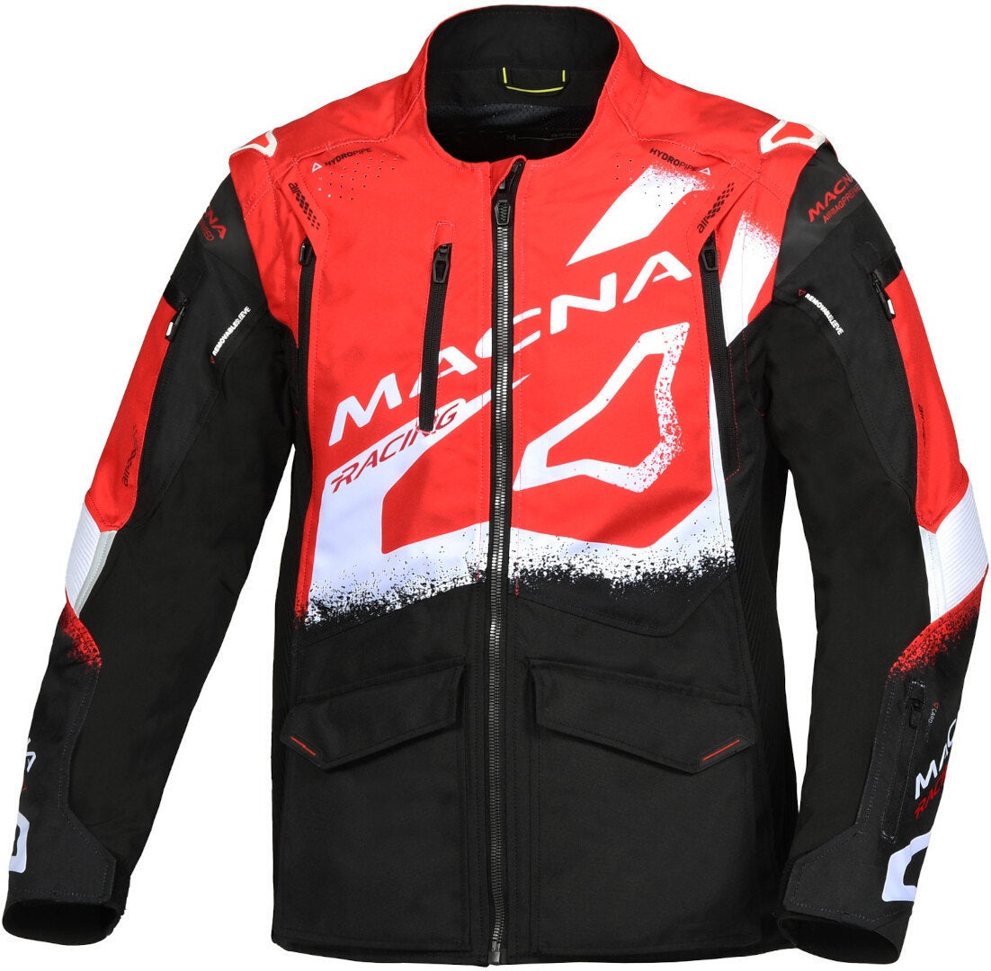 Macna Landmark Veste de motocross Noir/Rouge/Blanc XL Figure 1