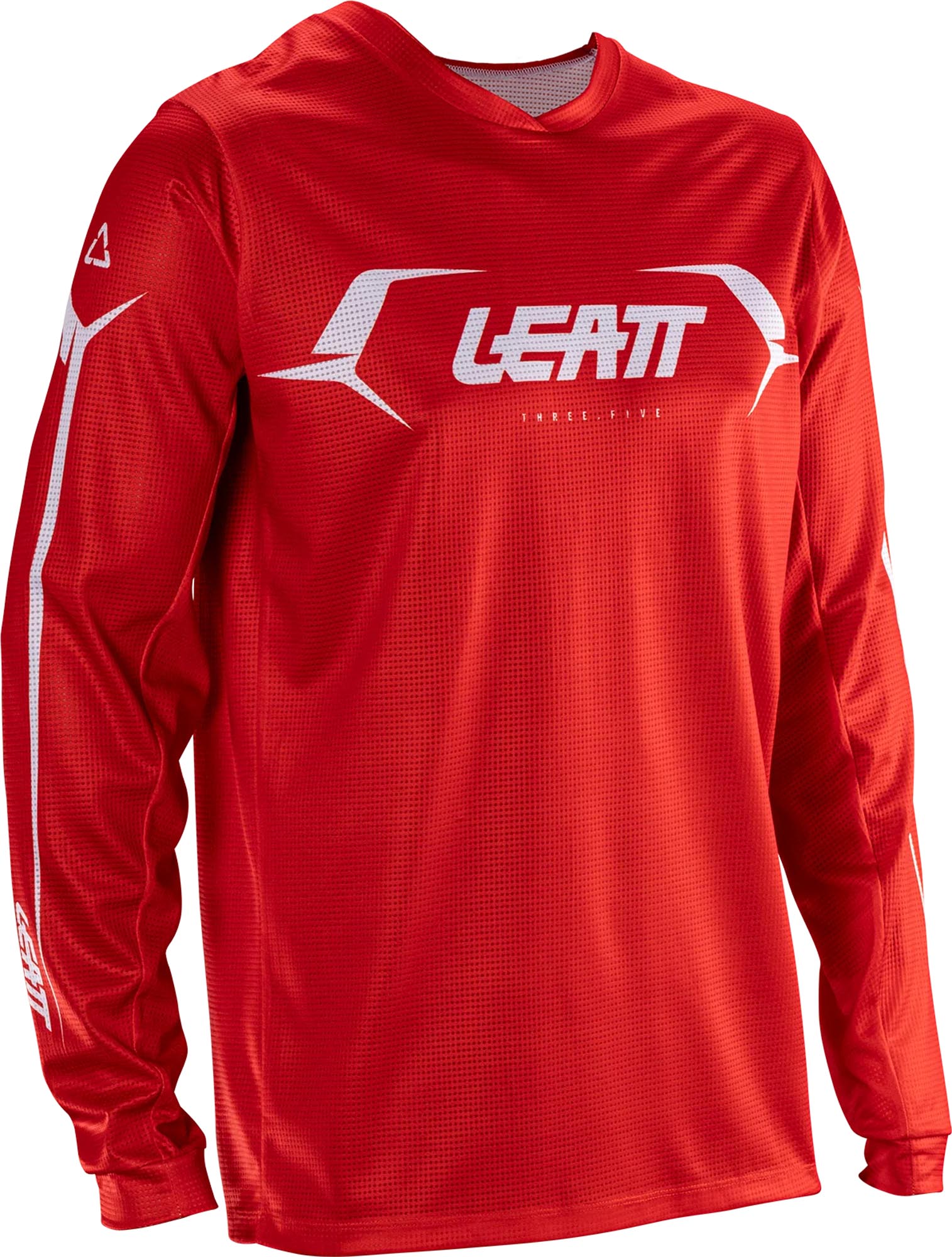 Leatt Moto 3.5 Motocross-trui rood/wit L Figuur 1
