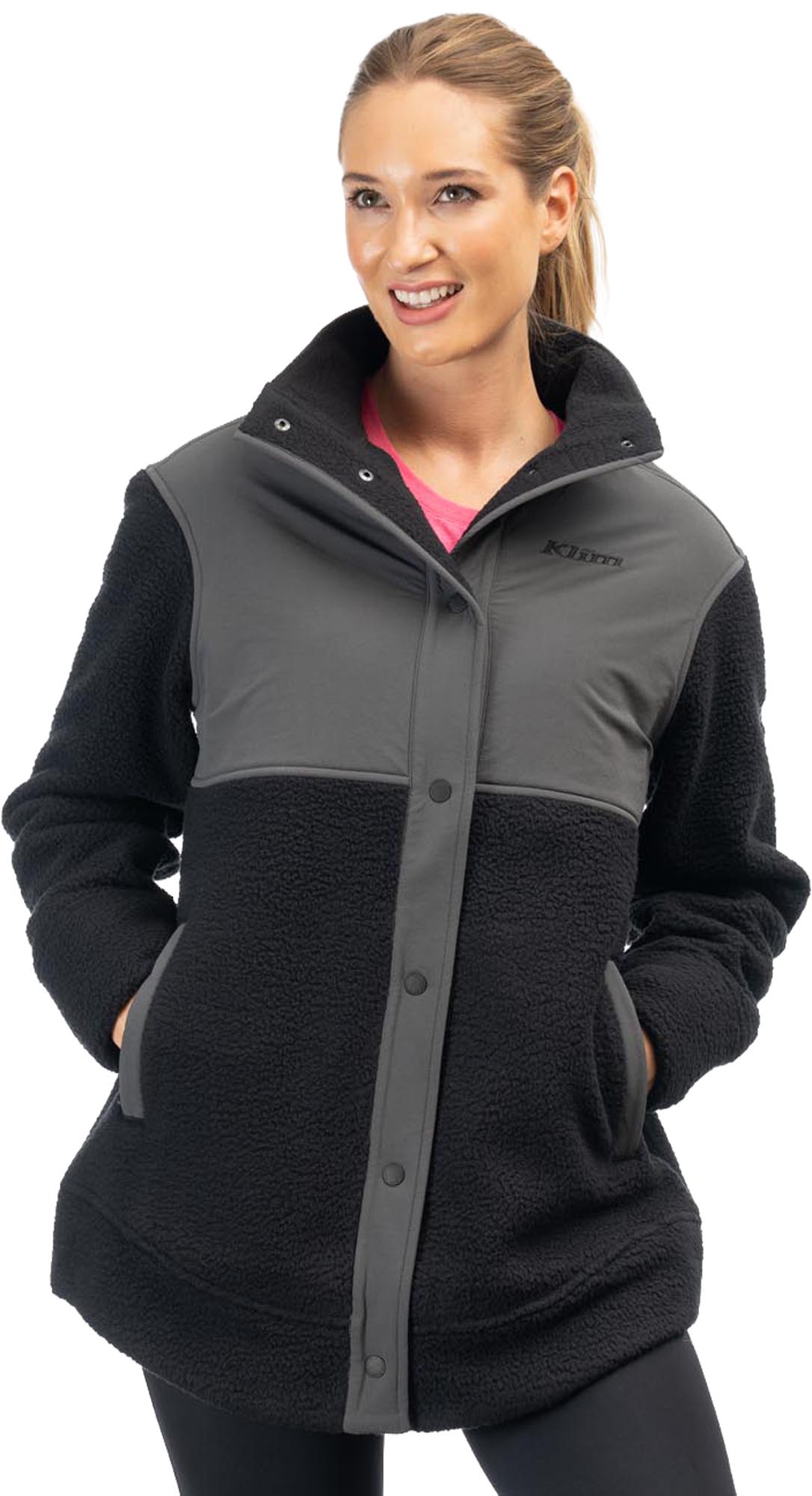 Klim High Pile Mountain Dames fleecejakke svart/grå XS Figur 2