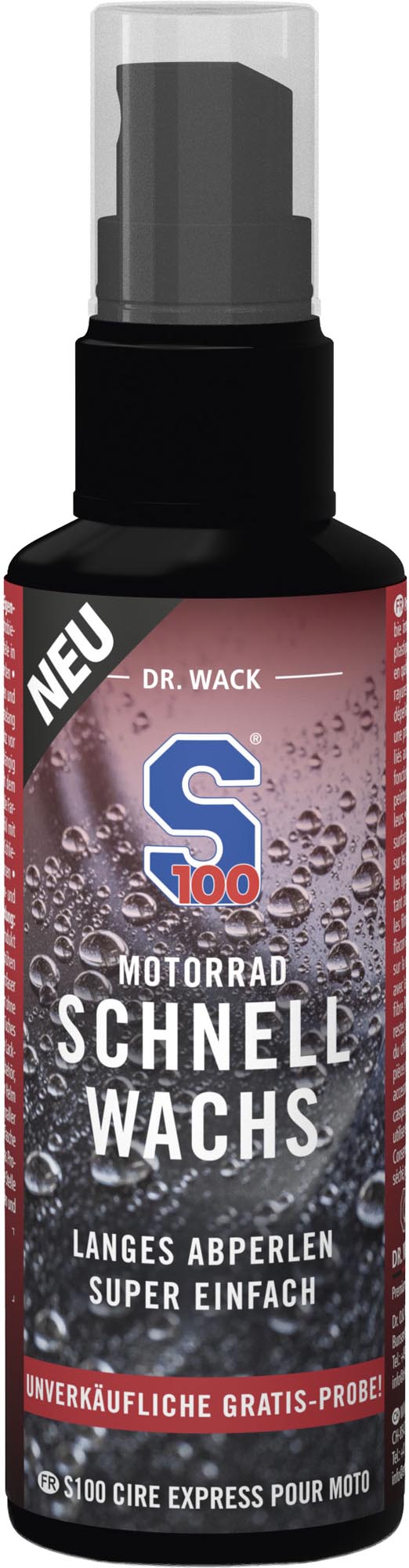 S100 Ceară rapidă pentru motocicletă 50ml Figura 1