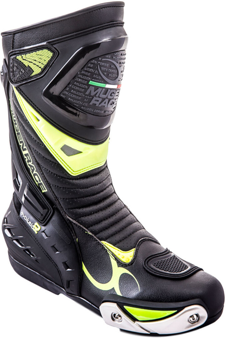 MUGENRACE Sphantom 2 Fluo Bottes de moto perforées
