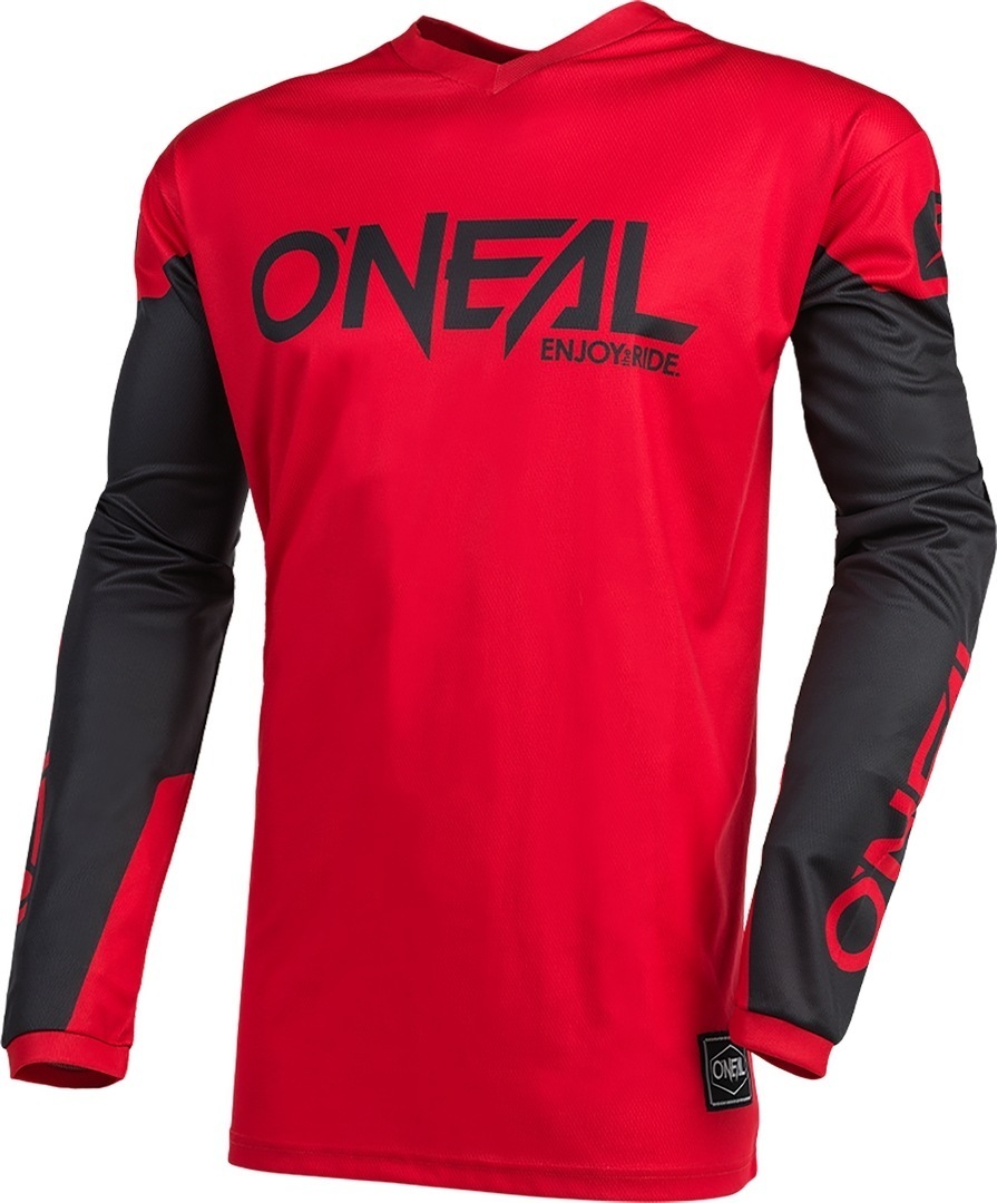 Oneal Element Threat Motocross Jersey rød/sort M Figur 1