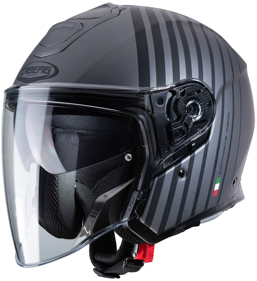 Caberg Flyon Bakari Cască cu reacție antracit/negru XS (53/54) Figura 1