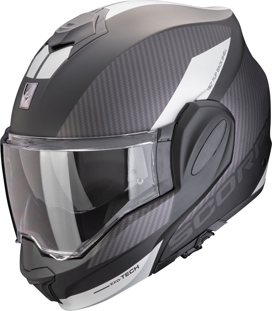 Scorpion Exo-Tech Evo Team Capacete preto fosco/prata XXL (62/63) Figura 1