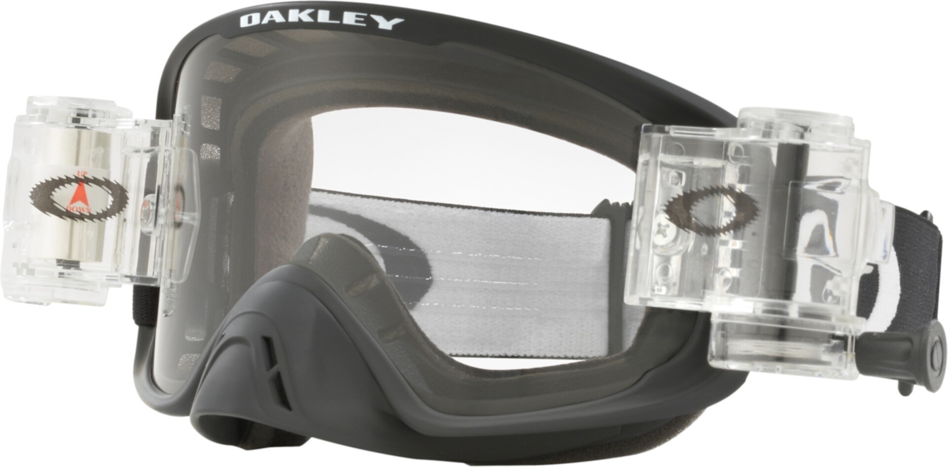Oakley O-Frame 2.0 Pro Race Ready Matte Roll Off Ochelari de motocross negru Figura 1