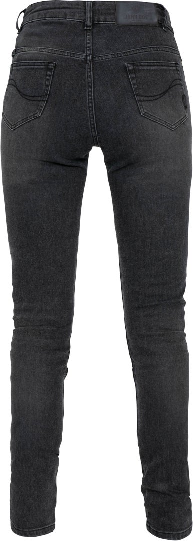 John Doe Jane High Mono XTM Dame Motorcykel Jeans Sort vask 33/32 Figur 2