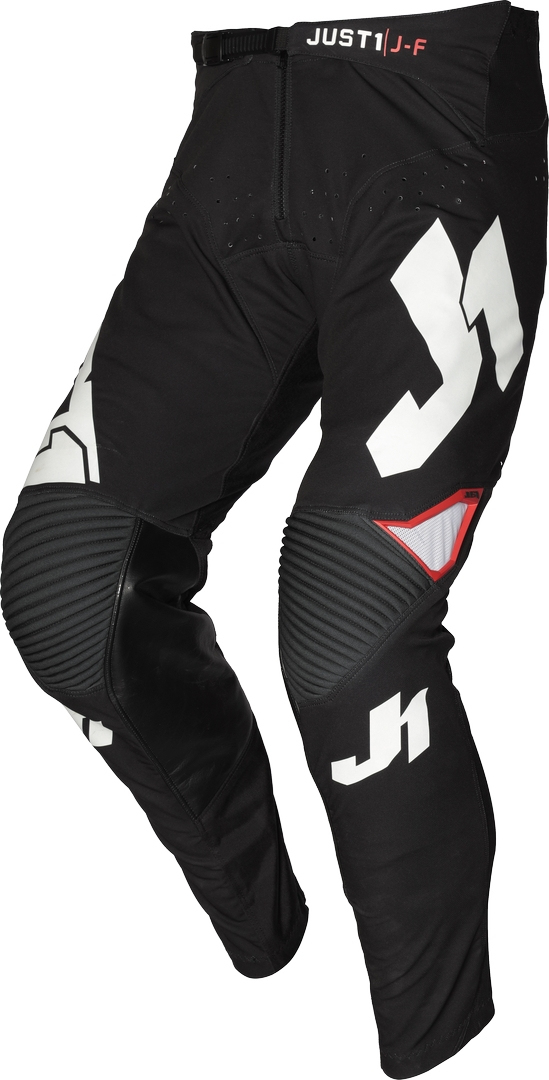 Just1 J-Flex Aria Pantaloni de motocross alb/negru 50 Figura 1
