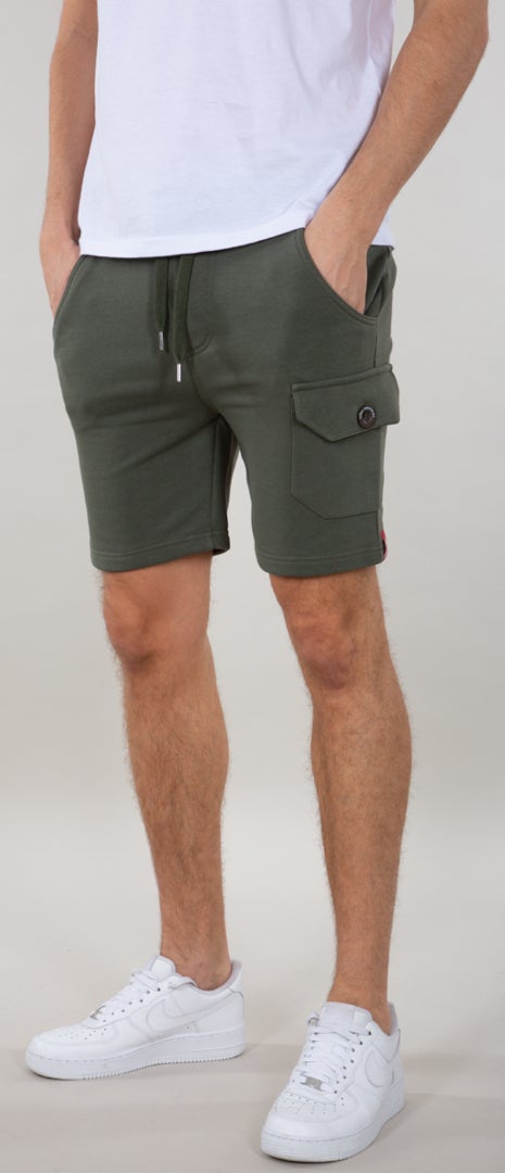 Alpha Industries Terry 반바지 밀리터리 그린 XL 그림 1