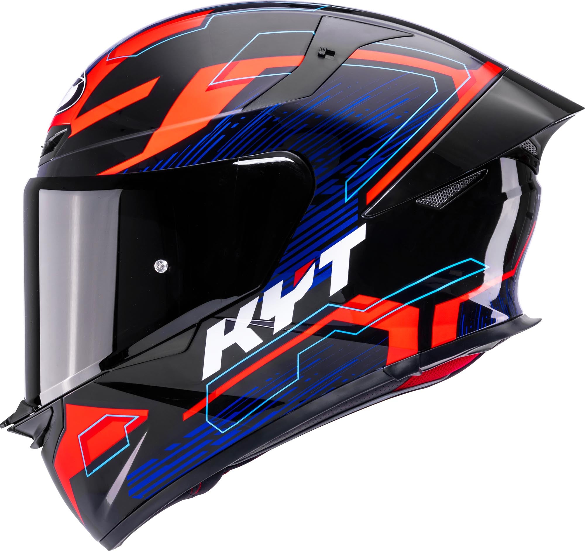 KYT TT-Revo Speeding Helmet black/red/blue L (59/60) Figure 2
