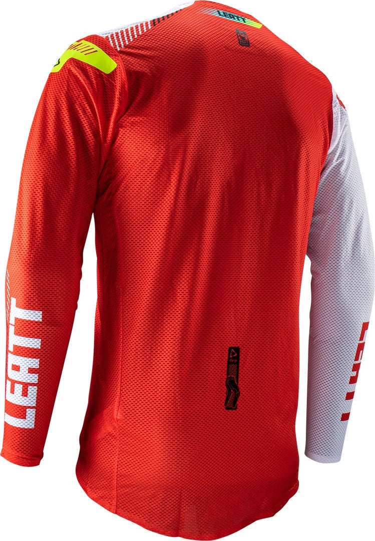 Leatt 5.5 Ultraweld Contrast Motorcross jersey wit/rood XL Figuur 2