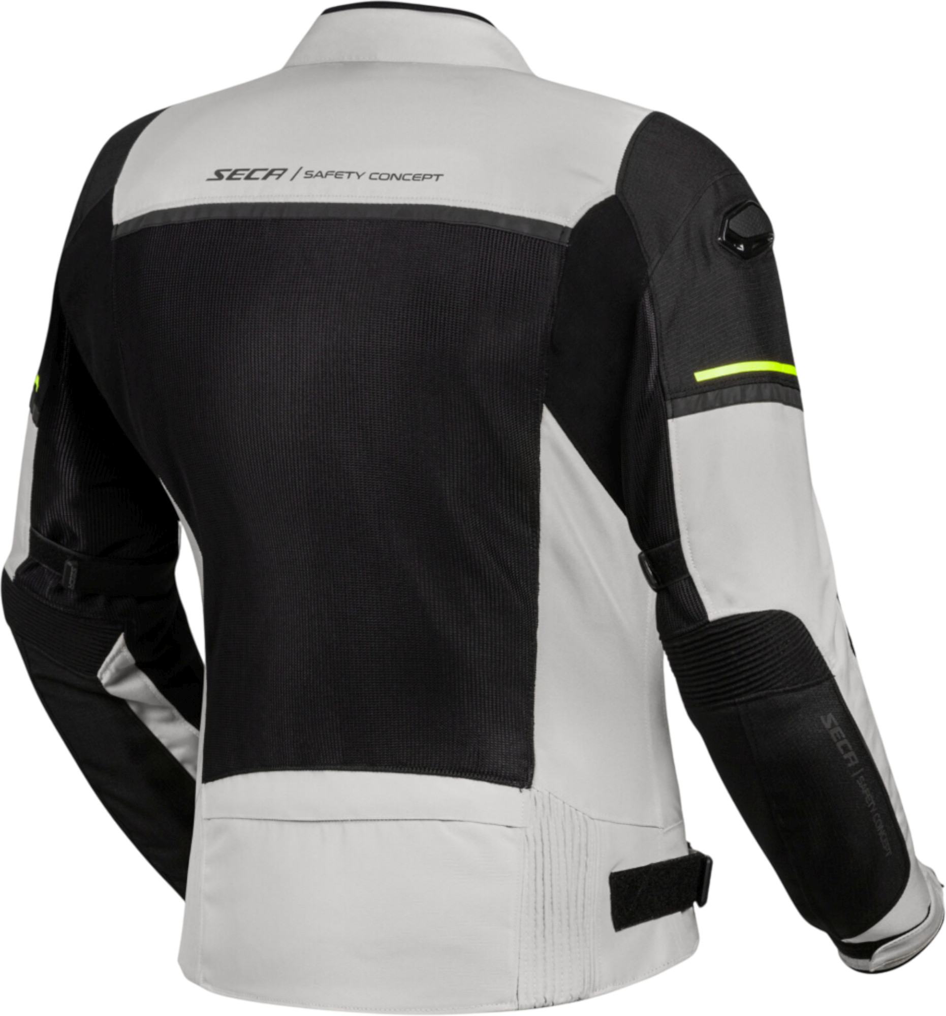 Seca Stream Evo Mesh Ladies Motorcycle Textile Jacket black/grey XL Figure 2