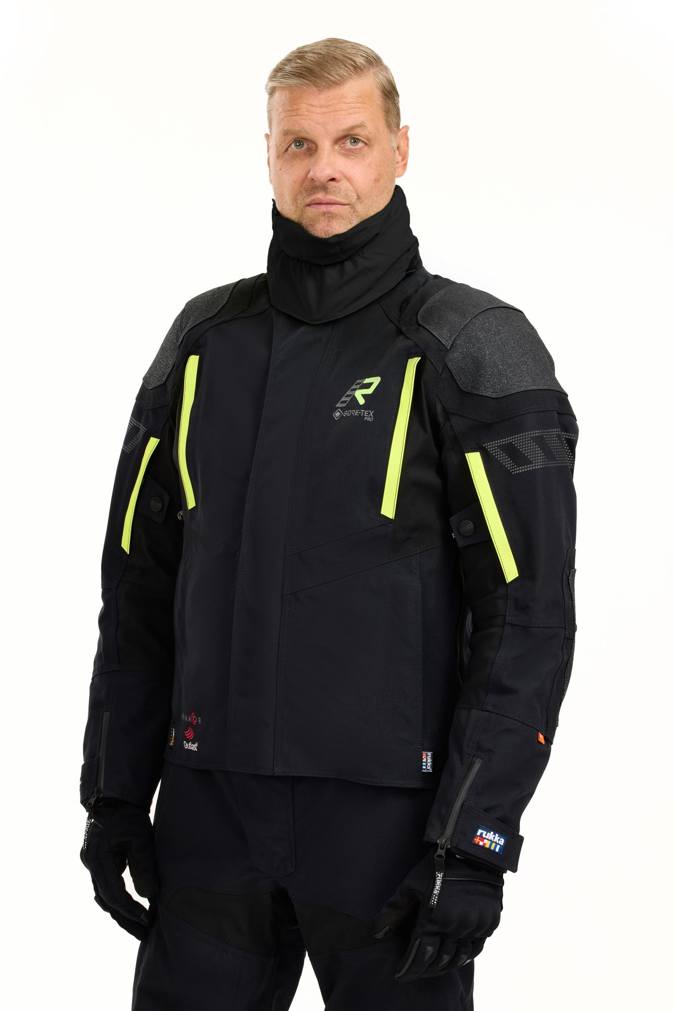 Rukka Shield-R Jaqueta Têxtil de Motocicleta preto/amarelo 54 Figura 6