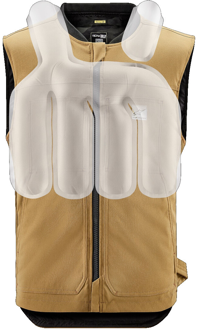 Alpinestars Tech-Air 3 V2 Canvas Vestă cu airbag Nisip XS Figura 6