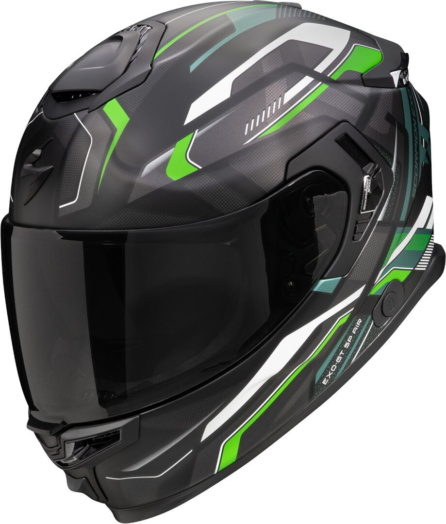 Scorpion EXO-GT SP Air Augusta Hjelm sort mat/grå/grøn M (57/58) Figur 1