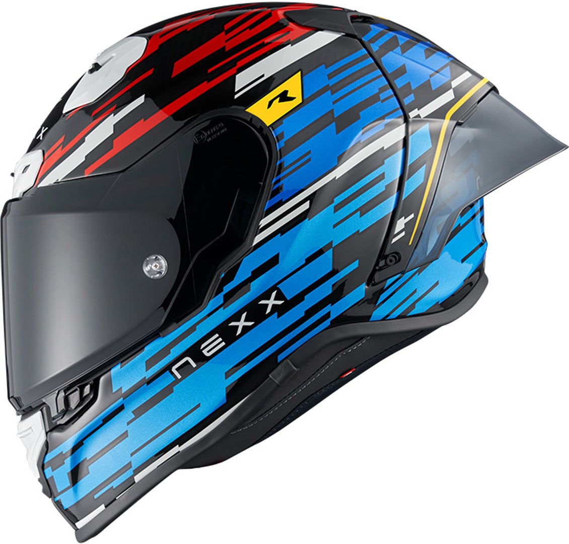 Nexx X.R3R Glitch Racer Casco blu/rosso L (59/60) Figura 1