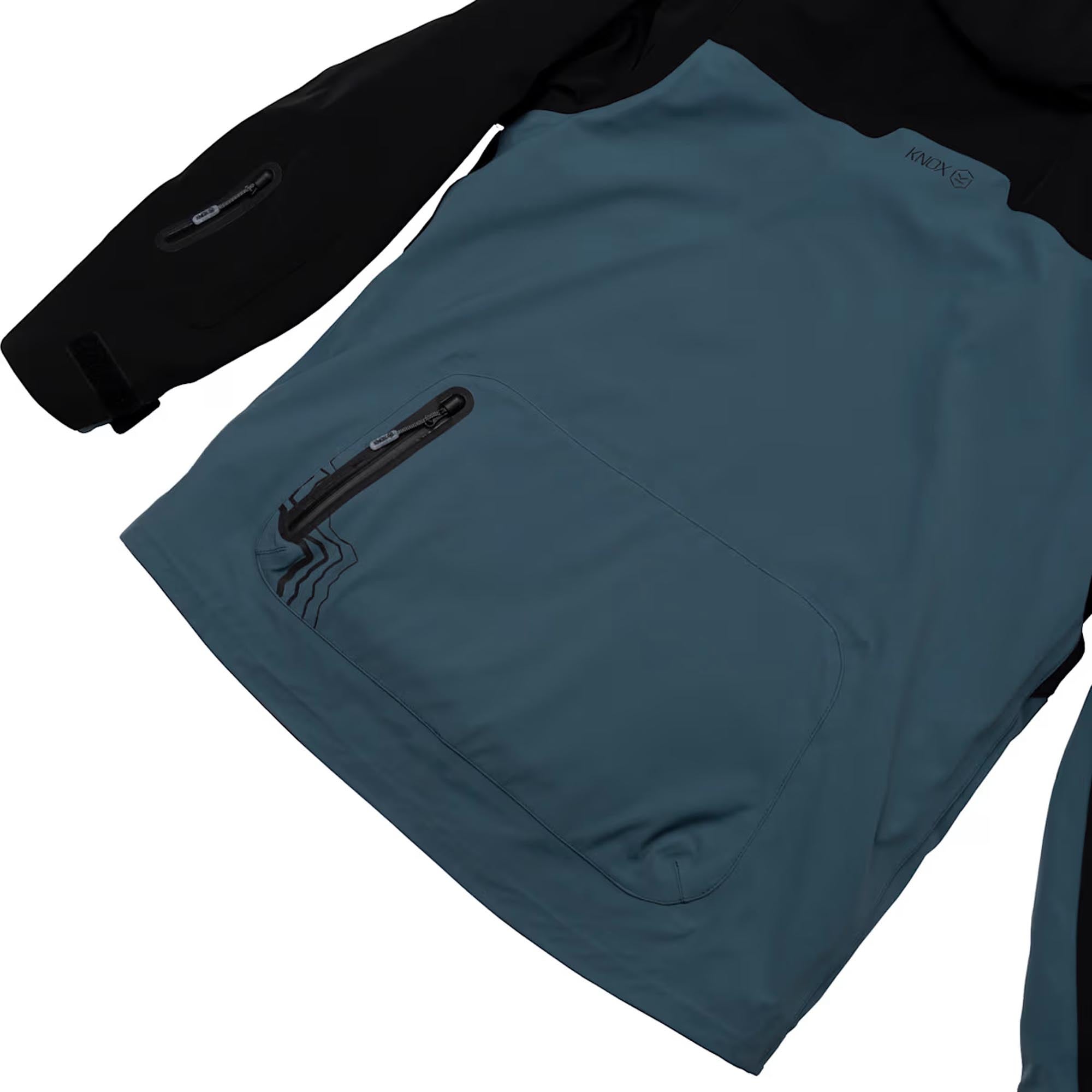 Knox Modra wasserfeste Damen Motorrad Textiljacke petrol/schwarz 2XL Abbildung 9