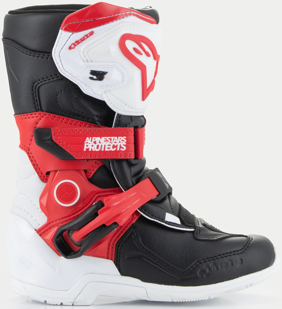 Alpinestars Tech 3S Dětské motokrosové boty bílá/černá/červená 32 Obrázek 5