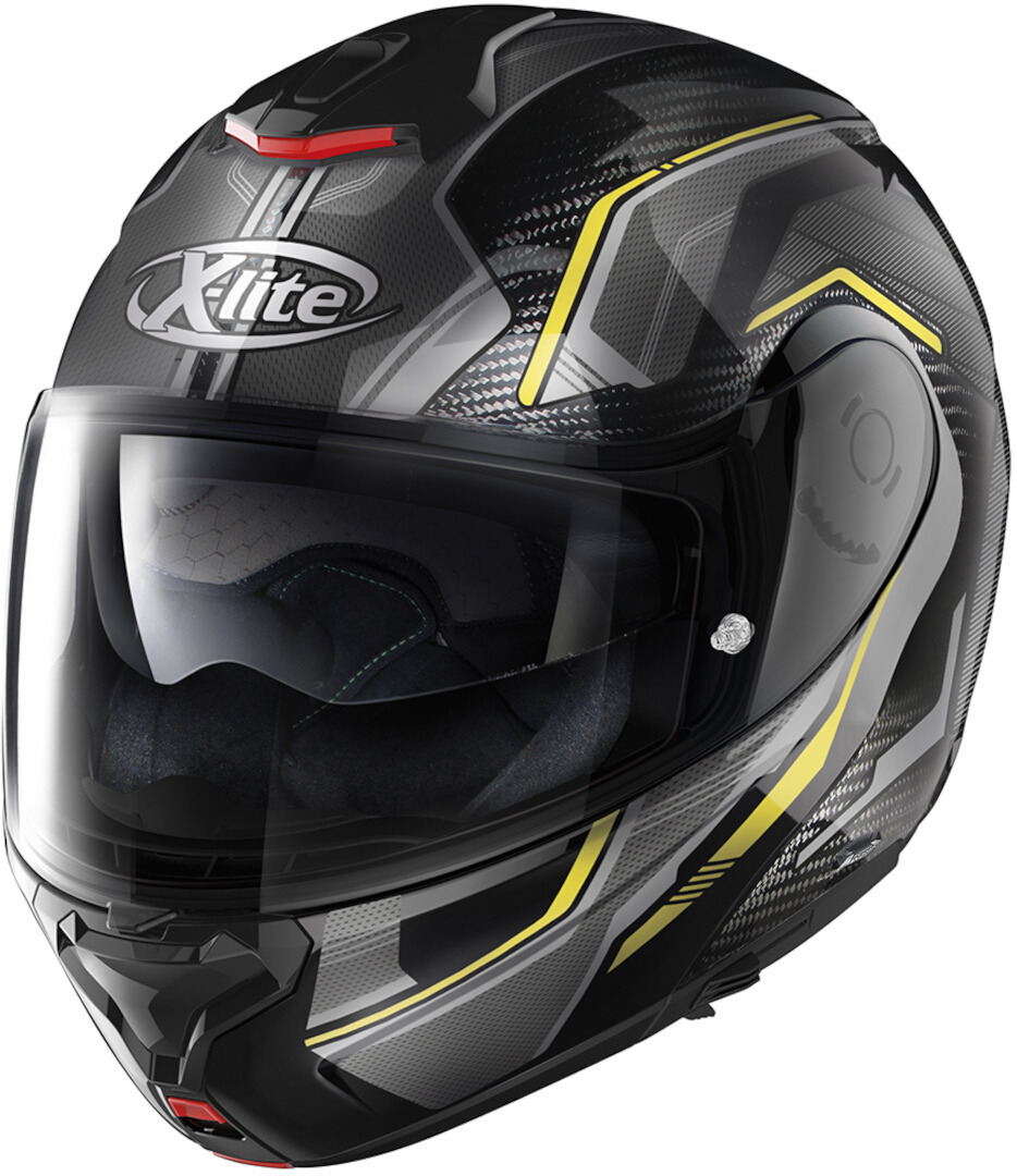 X-lite X-1005 Ultra Carbon Alchemix N-Com Cască negru/gri/galben XXS (54) Figura 1