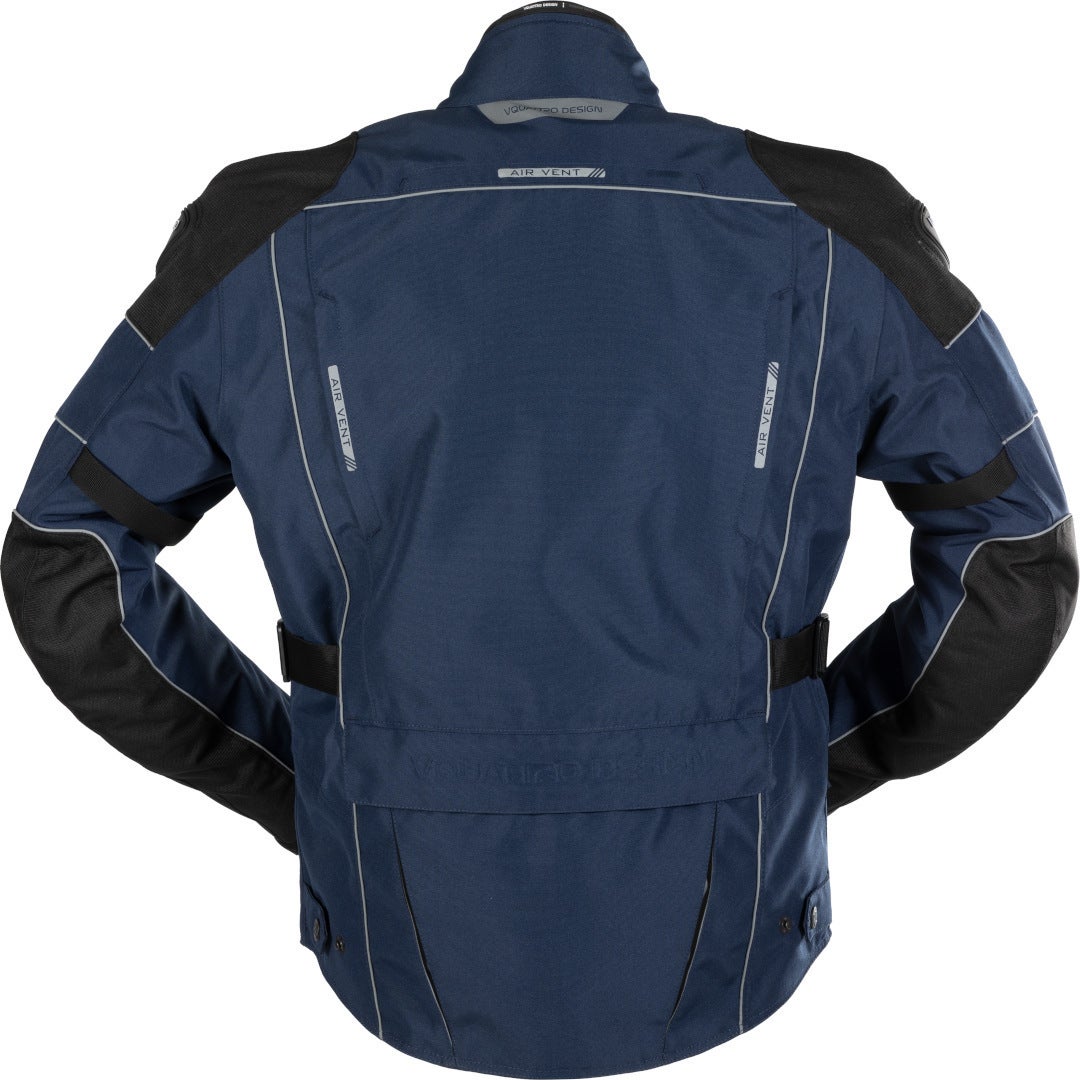 VQuattro Hurry Giacca tessile motociclistica blu scuro 3XL Figura 2
